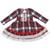 Classic Christmas Plaid Dress