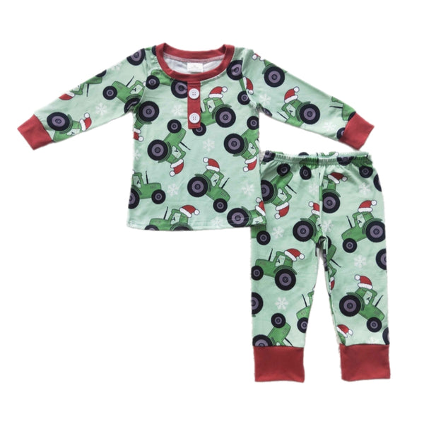 Christmas Tractor Pajamas