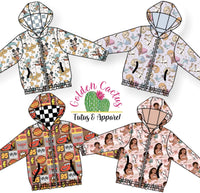 Character Zip Ups (PRE PRODUCTION. 4-6 WEEK TAT. Closes 11/22)