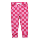 Pink Checkered Joggers