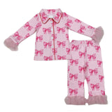 Boa Trimmed Valentine Pajamas