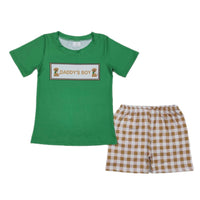 Daddy's Boy Shorts Set