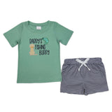 Embroidered Daddy's Fishing Buddy Sets