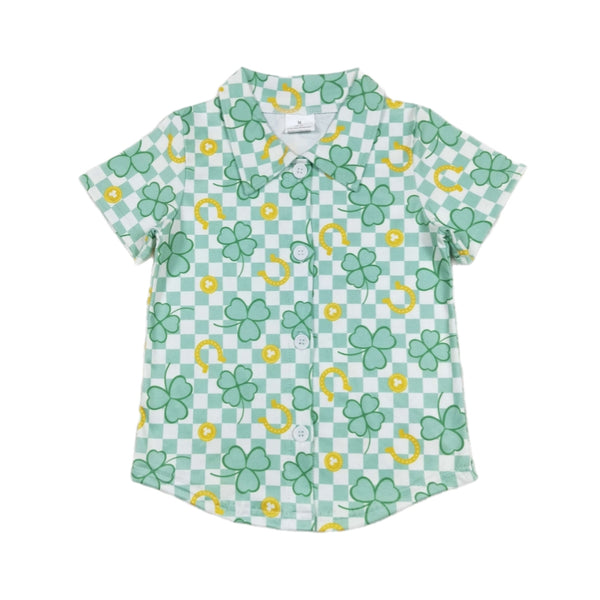 Lucky Charm Button Up