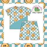 Spring Smiley Tee & Shorts Set (PRE PRODUCTION. 4-5 WEEK TAT. CLOSES 02/07)