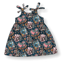 Mermaid Summer Tie Dress (PRE PRODUCTION. 3-4 WEEK TAT. CLOSES 04/04)