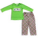 Embroidered Green Guy Sets