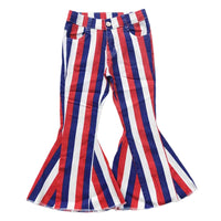 Patriotic Striped Flares