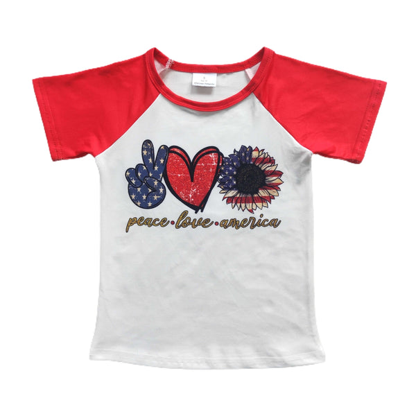 Camiseta Paz Amor América