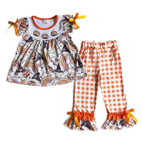 Embroidered Pumpkin Set