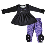 Black Cat & Ruffles Set