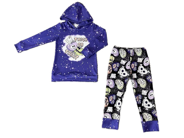 Conjunto de sudadera con capucha Trick or Tes Treat