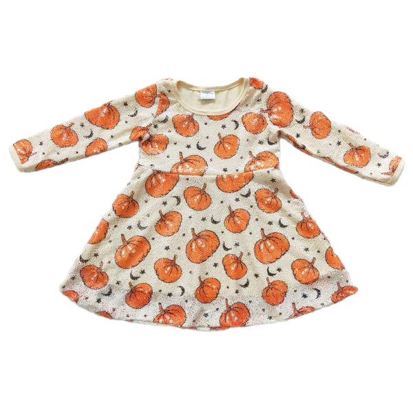 Sequin Pumpkin Dress