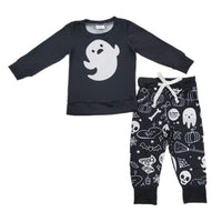 Conjunto de pantalón fantasma negro