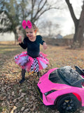 Pink Checkered Flag Tutu