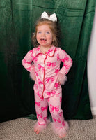 Boa Trimmed Valentine Pajamas