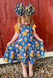 Button Eyes Twirl Dress