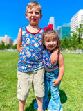 Patriotic Smiley Tops