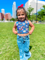 Patriotic Smiley Tops