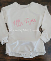 Personalized Bubble Rompers (CLOSES 10/21)