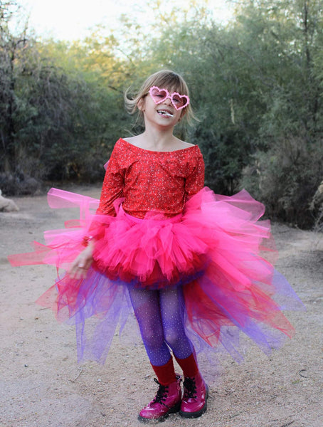 Red Bling Tights