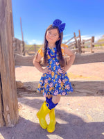 Button Eyes Twirl Dress