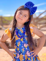 Button Eyes Twirl Dress