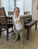 Embroidered Mama's Kids Pants Sets