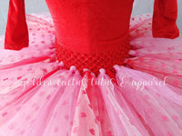 Pink & Red Hearts Tutu (RTS: 6-24 months)