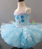 Arendelle Sister Tutu Dress (RTS: 9-24 months)