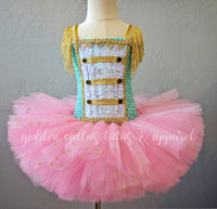 Mint & Pink Nutcracker Tutu Dress