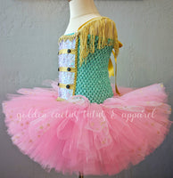 Mint & Pink Nutcracker Tutu Dress