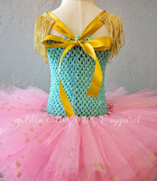 Mint & Pink Nutcracker Tutu Dress