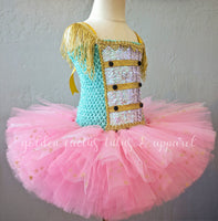 Mint & Pink Nutcracker Tutu Dress