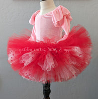 Red & Pink Hearts Tutu