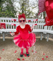 Red & Pink Hearts Tutu