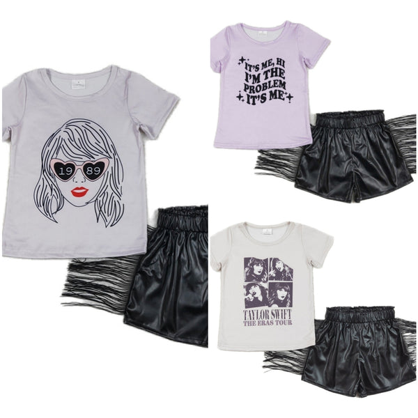 Eras Shorts-Sets aus Kunstleder