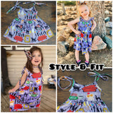 Mermaid Summer Tie Dress (PRE PRODUCTION. 3-4 WEEK TAT. CLOSES 04/04)