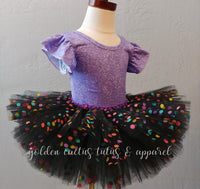 Tutu mit Regenbogen-Punktmuster (RTS)