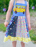 School Bus Ruffle Dress