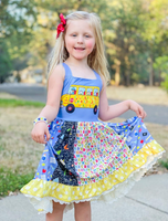 School Bus Ruffle Dress