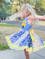 School Bus Ruffle Dress