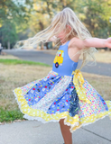 School Bus Ruffle Dress