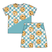 Spring Smiley Tee & Shorts Set (PRE PRODUCTION. 4-5 WEEK TAT. CLOSES 02/07)