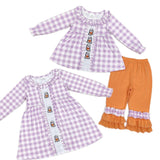 Embroidered Lavender Ghost Sets