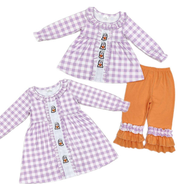 Embroidered Lavender Ghost Sets