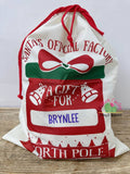 Personalized Santa Sacks