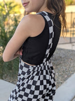 Checkered Overall Jumper