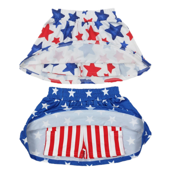Patriotic Skorts