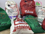 Personalized Santa Sacks